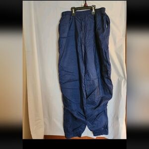 Vintage USA Olympic Men's Jogger Windbreaker Pants Size L By JC Penney Dark Blue